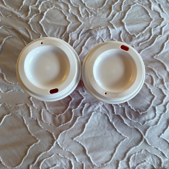 2 NWOT Starbucks 2021 Holiday Red Cups Set - Picture 5 of 6